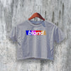 Frank Ocean Logo Crop Top Blond Crop Tee Frank Ocean Shirt R&B Streetwear