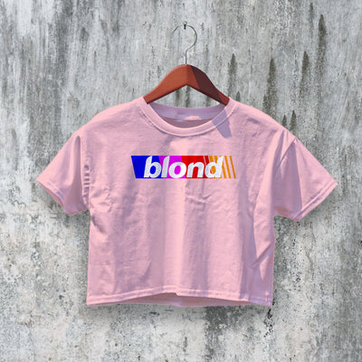 Frank Ocean Logo Crop Top Blond Crop Tee Frank Ocean Shirt R&B Streetwear