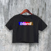 Frank Ocean Logo Crop Top Blond Crop Tee Frank Ocean Shirt R&B Streetwear