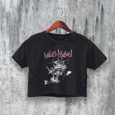 Babes in Toyland Crop Top Album Cover Crop Tee Grunge Band Shirt