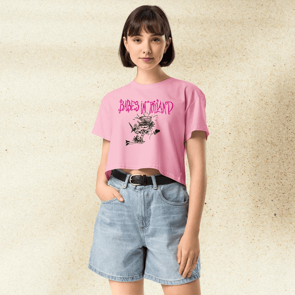 Babes in Toyland Band Crop Top | 90s Riot Grrrl Rock Shirt | Grunge Punk Crop Tee for Women - BestShirtz