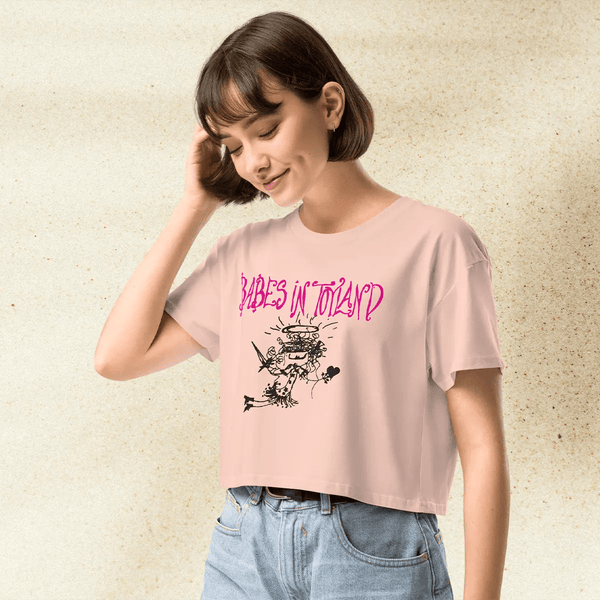 Babes in Toyland Band Crop Top | 90s Riot Grrrl Rock Shirt | Grunge Punk Crop Tee for Women - BestShirtz