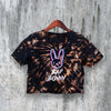 Bad Bunny Logo Crop Top Bunny Crop Tee Vintage Rapper Shirt Music Merch