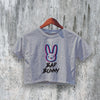 Bad Bunny Logo Crop Top Bunny Crop Tee Vintage Rapper Shirt Music Merch