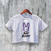 Bad Bunny Logo Crop Top Bunny Crop Tee Vintage Rapper Shirt Music Merch