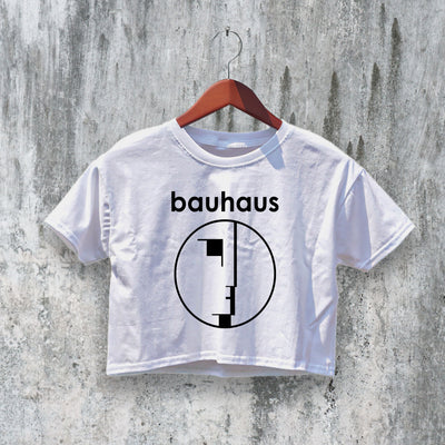 Bauhaus Logo Crop Top Spirit Crop Tee Bauhaus Shirt Gothic Rock Band - bestshirtz#
