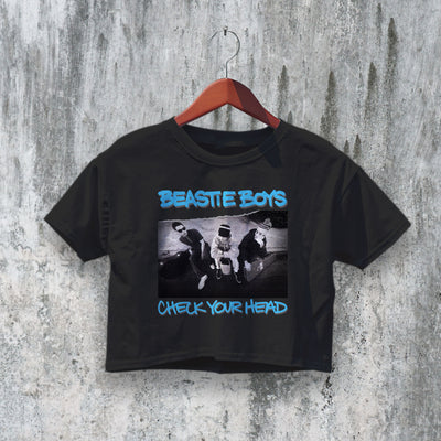 Beastie Boys Crop Top Check Your Head Crop Tee 90s Hip Hop Shirt