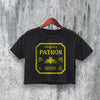 Patron Tequila Crop Top Made in Mexico Crop Tee Beer Graphic Shirt