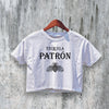 Patron Tequila Crop Top Beer Logo Crop Tee Bee Shirt Tequila Graphic Merch