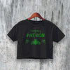 Logo Patron Tequila Crop Top Beer Logo Crop Tee Vintage Fan Shirt