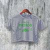 Logo Patron Tequila Crop Top Beer Logo Crop Tee Vintage Fan Shirt