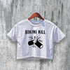 Bikini Kill Crop Top Vintage Riot Grrrl Crop Tee 90s Punk Feminist Shirt