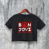 Bon Jovi Crop Top Vintage Tour Crop Tee Have A Nice Day Shirt Music Concert