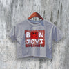 Bon Jovi Crop Top Vintage Tour Crop Tee Have A Nice Day Shirt Music Concert