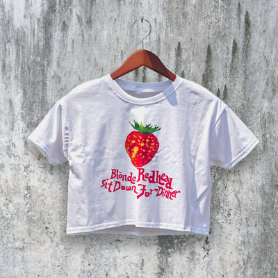 Blonde Redhead Crop Top Album Art Crop Tee Rock Band Shirt Tour Merch