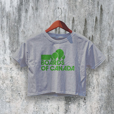 Boards of Canada Logo Crop Top Electronic Band Crop Tee Boards of Canada Shirt - bestshirtz