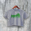 Boards of Canada Logo Crop Top Electronic Band Crop Tee Retro Aesthetic Shirt - bestshirtz