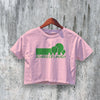 Boards of Canada Logo Crop Top Electronic Band Crop Tee Retro Aesthetic Shirt - bestshirtz