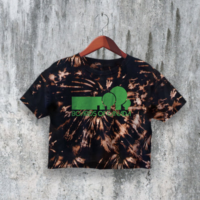 Boards of Canada Logo Crop Top Electronic Band Crop Tee Retro Aesthetic Shirt - bestshirtz