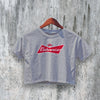 Budweiser Crop Top Beer Crop Tee Vintage Budweiser Logo Shirt Retro Aesthetic