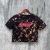 Budweiser Crop Top Beer Crop Tee Vintage Budweiser Logo Shirt Retro Aesthetic