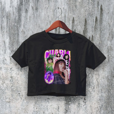 Bootleg Charli XCX Crop Top Music Crop Tee Charli XCX Shirt Tour Merch