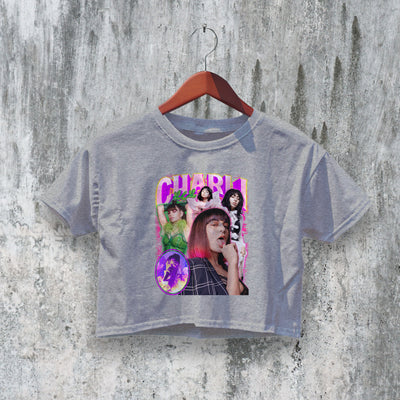 Bootleg Charli XCX Crop Top Music Crop Tee Charli XCX Shirt Tour Merch