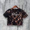 Cowboy Bebop Crop Top Space Cowboy Crop Tee Vintage Anime Logo Shirt - bestshirtz
