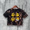 Cowboy Bebop Crop Top Anime Emoticon Crop Tee Space Cowboy Shirt - bestshirtz