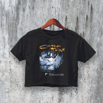 Cocteau Twins Crop Top Treasure Crop Tee Retro Album Art Shirt Band