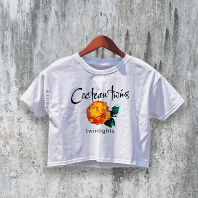 Cocteau Twins Crop Top Twinlights Crop Tee Rose Shirt 90s Fan Music Merch