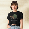 Dark Souls Behold Dog Crop Top | Meme Gamer Girl Graphic Y2K Aesthetic Crop Tee