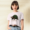 Dark Souls Behold Dog Crop Top | Meme Gamer Girl Graphic Y2K Aesthetic Crop Tee