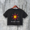 Dark Souls Crop Top Praise The Sun Crop Tee Art Aesthetic Game Shirt - bestshirtz