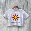Dark Souls Crop Top Praise The Sun Crop Tee Art Aesthetic Game Shirt - bestshirtz