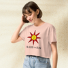 Dark Souls Crop Top | Praise The Sun Gamer Girl Crop Tee Aesthetic Geek Gift