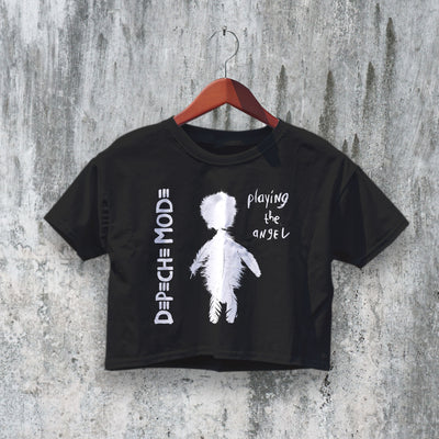 Depeche Mode Crop Top Playing The Angel Crop Tee Album Art Pop DM Shirt