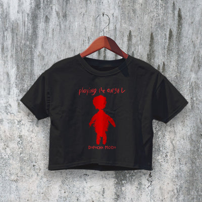 Depeche Mode Crop Top Playing The Angel Crop Tee Pop Music DM Shirt