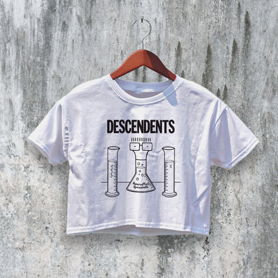 Descendents Crop Top Hypercaffium Spazzinate Crop Tee Punk Band Shirt - bestshirtz#