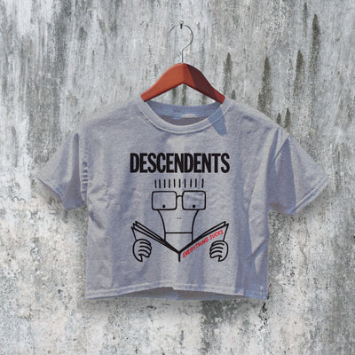 Descendents Crop Top Everything Sucks Crop Tee Punk Band Shirt - bestshirtz#