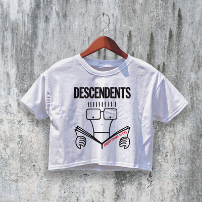 Descendents Crop Top Everything Sucks Crop Tee Punk Band Shirt - bestshirtz#