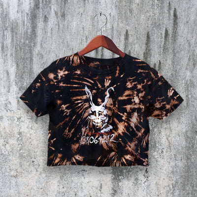 Donnie Darko Crop Top Frank the Bunny Crop Tee 28.06.42:12 Movie Shirt - bestshirtz