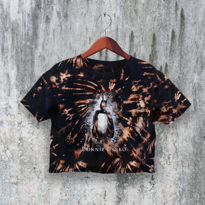 Donnie Darko Crop Top Frank the Bunny Crop Tee 90s Cult Movie Shirt - bestshirtz