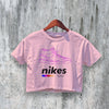 Frank Ocean Crop Top Nikes Crop Tee Blonde Shirt R&B Music Streetwear