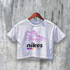 Frank Ocean Crop Top Nikes Crop Tee Blonde Shirt R&B Music Streetwear