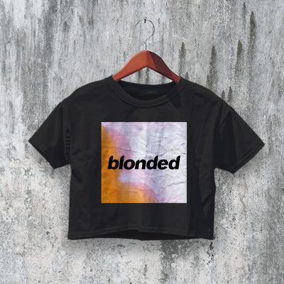 Frank Ocean Crop Top Blonded Crop Tee Blonde Shirt Alt R&B Streetwear