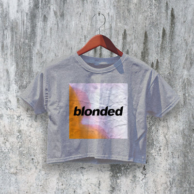 Frank Ocean Crop Top Blonded Crop Tee Blonde Shirt Alt R&B Streetwear