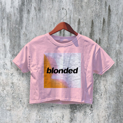 Frank Ocean Crop Top Blonded Crop Tee Blonde Shirt Alt R&B Streetwear