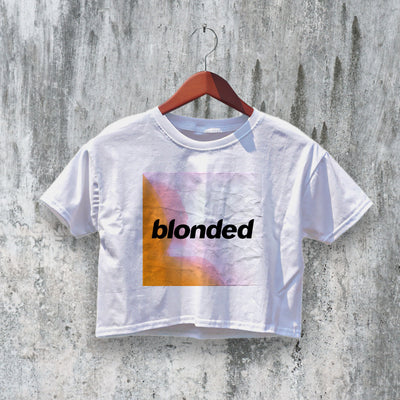 Frank Ocean Crop Top Blonded Crop Tee Blonde Shirt Alt R&B Streetwear