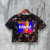 Frank Ocean Crop Top R&B Crop Tee Blond Shirt Aesthetic Woman Streetwear